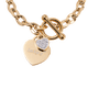 thumbnail image 2 of Pulseras Mujer con Dijes de Corazón LuckyLy Acero Inoxidable con Zirconia Cúbica Modelo Uma dorado UNITALLA, 2 of 7