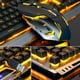 thumbnail image 5 of Teclado Juegos Mouse Juego USB PC Retroiluminación para Computadora Portátil Rojo, 5 of 9