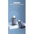 thumbnail image 3 of USB Male to USB-C Female High Speed Data Transfer, USB A to USB C Gray One Size. Adapter., 3 of 5