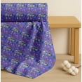 thumbnail image 4 of Soimoi Purple Cotton Voile Fabric Owl & Tree Christmas Printed Fabric 1 Yard 42 Inch Wide, 4 of 7