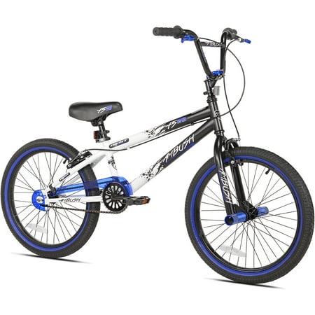 Kent 20" Ambush BMX Boy's Bike, Blue, For Height Sizes 4'2" and Up