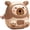 🥝 Brown_Base#83, variant on Manual Pencil Sharpener Capybara Shape Portable Colorful ABS Rotary Crayon Tool, 6–8mm Auto-Feed Alloy Cutter, Spill-Proof Shaving Drawer, Desk Gadget