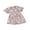 Purple, variant on JYYYBF Toddler Girl Summer Outfit Floral Print Crew Neck Short Sleeve T-Shirts Tops and Shorts 2Pcs Clothes Set
