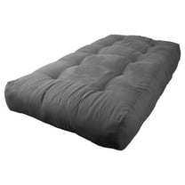 Blazing Needles Vitality 9-inch Microsuede Twin-size Futon Mattress - Aqua Blue - Steel Grey