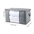 thumbnail image 4 of Xihbxyly Bolsas de Almacenamiento, Organizador Plegable Grande de 90 L, Asas Suaves Reforzadas, Práctico Cierre de Cremallera, Ideal para Armario Debajo de La Cama, Solución para Organizar El Hogar,, 4 of 7