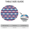 thumbnail image 6 of Boho Inspired Table Cover, Delightful Floral Arrangement with Elastic Trim for 52-56 Inches, Restaurant Quality, 6 of 7