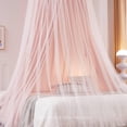 thumbnail image 3 of Dos Capas de Dosel para Cama Hommi Lovvi con Luces de Estrellas Rosa, 3 of 7