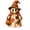 C, variant on Vintage Patchwork Ghost with Dark Witch Hat & Pumpkin Bucket, Rustic Fall Halloween Figurine, Farmhouse Spooky Decor for Mantel, Porch & Tabletop