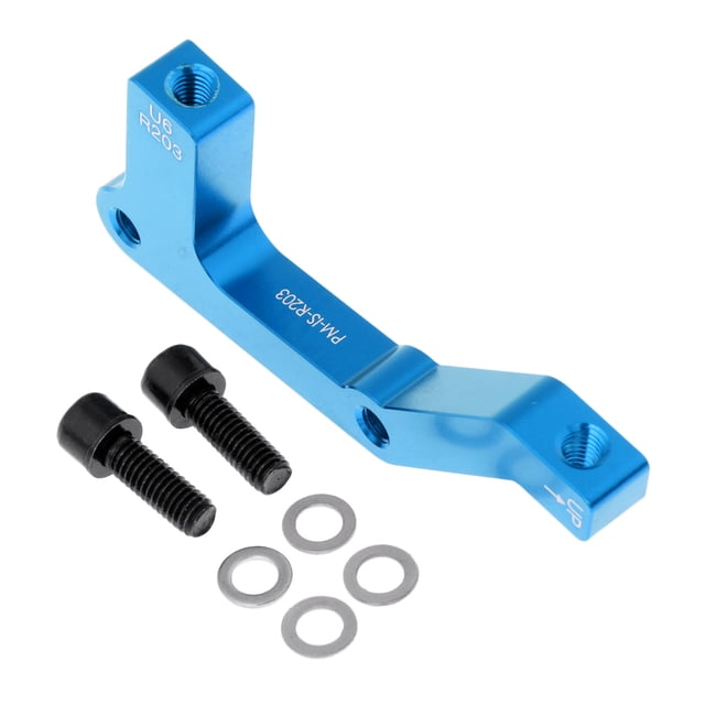 Ultralight Aluminum Alloy Bike Disc Brake Mount Adaptor for 8 inch/203mm Rear Blue