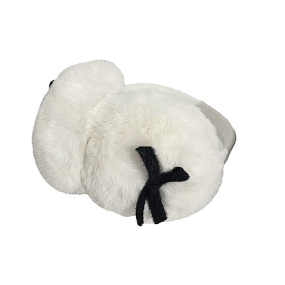 lanema Bowknot Ear Muffs for Women Girls Cold Weather Ear Protectors Windproof Plush Earmuff for Kids Winter Warm Ear Warmers