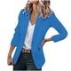 thumbnail image 2 of Blazer para mujer, blusa de manga larga con botones finos, modelos de primavera, traje pequeño liso, abrigo para mujer, 2 of 5