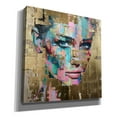 thumbnail image 2 of Epic Graffiti 'Golden Hues Portrait' by Svetlana Aleynikova Canvas Wall Art, 18" x 18", 2 of 8