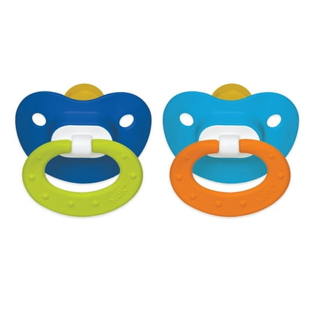 NUK Classic Latex BPA Free Pacifier, 6 Months - 2pk