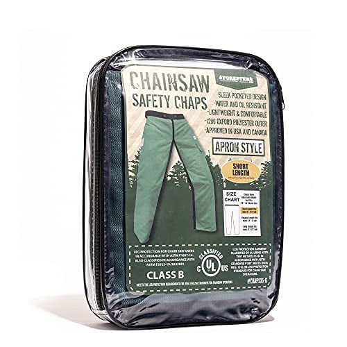 Safety Green Chainsaw chaps Apron Style 