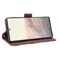 thumbnail image 5 of Case for Google Pixel 6 Pro Cover Adjustable Detachable Card Holder Magnetic closure Leather Wallet Case - Brown, 5 of 5