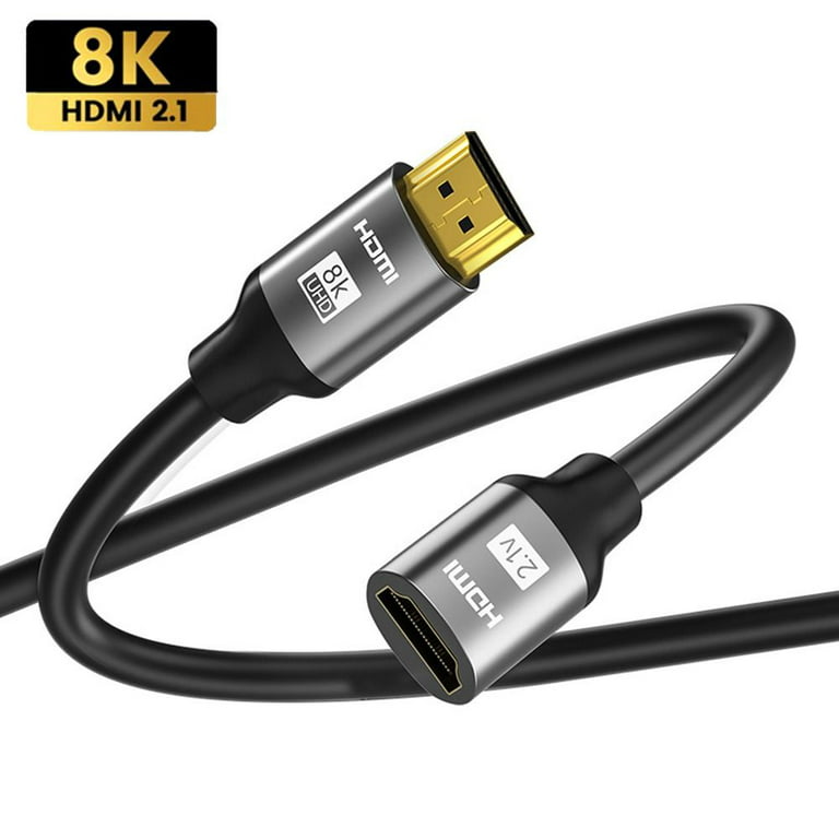 For PS5/XBox 4K@120Hz High Speed 8K 60Hz HDMI Extension Cable HDMI 2.1 Male  to Female Video Cord 1.5M