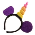 thumbnail image 3 of Diadema con de cuerno de íris/dorad niñas, disfraz de Halloween 1 Zulema Unicornio, 3 of 7