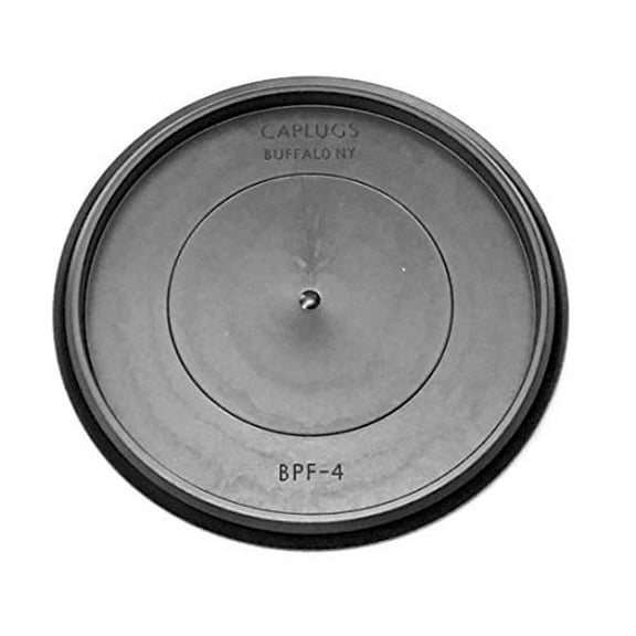 (Pack of 4) 4" 4.0 inch Flush Mount Black Plastic Body and Sheet Metal Hole Plug for Panel thinckness 0.05" to 0.10"