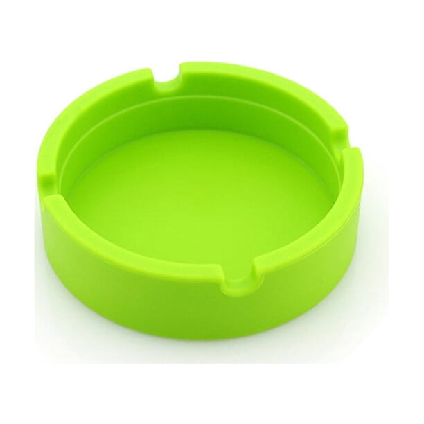 Advancent Cenicero de silicona resistente a la temperatura, soporte portátil para cenizas, almohadilla reutilizable para el hogar y el coche, Almacenamiento y organización del hogar Verde