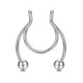 thumbnail image 2 of Anillos de nariz falsos de 20 g, aro con clip, joyería de tabique de acero inoxidable, pendientes de cartílago falsos no perforantes, anillos de labio, anillo de nariz falso, joyería para mujeres y hombres JM Accesorios de joyería, 2 of 4