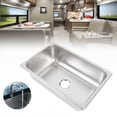thumbnail image 3 of Stainless Steel Sink, 40mm Drain Port Single Bowl Kitchen Sink  for Boat for RV for Bathroom, 3 of 7