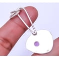 thumbnail image 2 of Purple Amethyst Designer Handmade 925 Sterling Silver Pendant 1.95" P9335121102, Beautiful Jewelry For Woman, New Year Sale, Valentin's Day Gift, 2 of 2