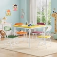 thumbnail image 1 of 5-piece folding mesa y sillas set para para niños: perfect para toddlers, great para dining room, daycare, y classrooms, 1 of 8