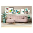 thumbnail image 1 of Sala Modular Reversible De Velvet Palo de Rosa Modelo Xander, 1 of 11