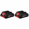 thumbnail image 1 of BOSCH GBA18V40-2PK 18V CORE18VÂ® Lithium-Ion 4 Ah Advanced Power Battery, 2-Pack, 1 of 1