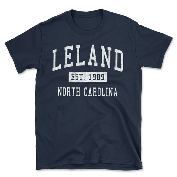 Leland North Carolina Classic Established Men's Cotton T-Shirt