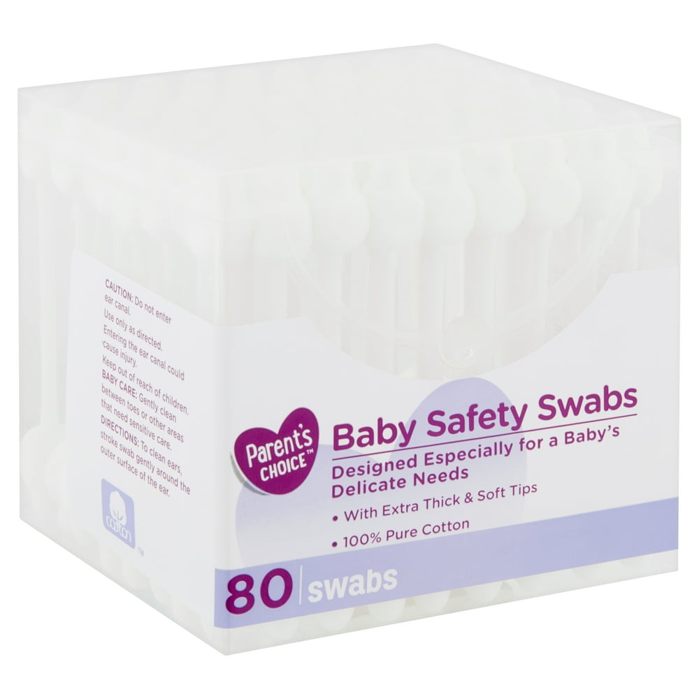Parent's Choice Baby Safety Swabs, 80 Count