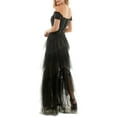 thumbnail image 2 of City Studios Womens Juniors Mesh Tiered Evening Dress, 2 of 2