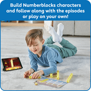 hand2mind MathLink Cubes Activity Set Numberblocks 21-30, Educational Math Games for Kids