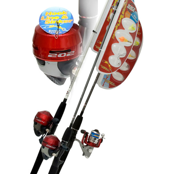 Zebco Hook Line & Sinker Fishing Rod & Reel Combo
