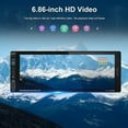 thumbnail image 5 of Single DIN Car Stereo Wireless for Carplay Android Auto 6.86-Inch Car Radio Support Mirror Link Standard, 5 of 5