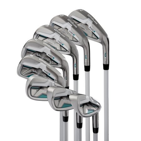 Wilson Velocity HDX Women Right Hand Stiff Flex Steel Iron 4-PW+SW Golf Club