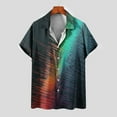 thumbnail image 3 of Cameland Chemise Homme Imprimée 3D Hawaïenne à Manches Courtes Col Mode Décontractée Plage, 3 of 5