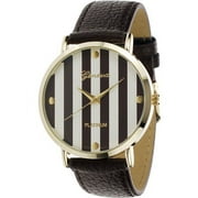 Geneva Platinum Women's Striped Watch, S
