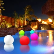 Modern Home Deluxe Floating LED Glowing Sphere w/Infrared Remote Control (24)