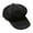 Black, variant on Beret Hats for Women Spring/Summer Korean Edition Versatile Simple British Vintage Bright Line Beret Outdoor Tourist Painter Hats