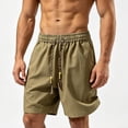 thumbnail image 5 of IhhxPro Men's Running Shorts with Pockets Elastic Waist Men Breathable Athletic Summer Quick Dry Lightweight Loose Fit Jogging Gym Workout Casual Active M-3XL, 5 of 6