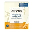 thumbnail image 5 of Aveeno Repairing CICA Foot Mask with Prebiotic Oat and Shea Butter, Moisturizing Foot Mask for Extra Dry Skin, (Pack of 2), 5 of 9