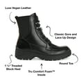 thumbnail image 4 of Journee Collection Womens Hallam Round Toe Block Heel Hiker Booties, 4 of 6