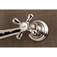 thumbnail image 4 of Kingston Brass KS3246AX Vintage Wall Mount Bathroom Faucet, Polished Nickel, 4 of 5
