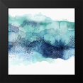 thumbnail image 2 of PI Studio 12x12 Black Modern Framed Museum Art Print Titled - Hidden in Waves II, 2 of 5