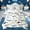 Blue Beige, variant on meiyoeat Hammerhead Shark Full Size Bedding Sets for Kids Boys, Bubbles Starfish Full Size Bed in a Bag for Bedroom, White Blue, Reversible, 7-Piece