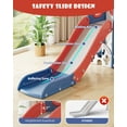 thumbnail image 4 of YUFU 13 in 1 Toddler Slide Swing Set with Golf Drawing Board for Indoor Outdoor Use for Kids Age 1+, 4 of 14