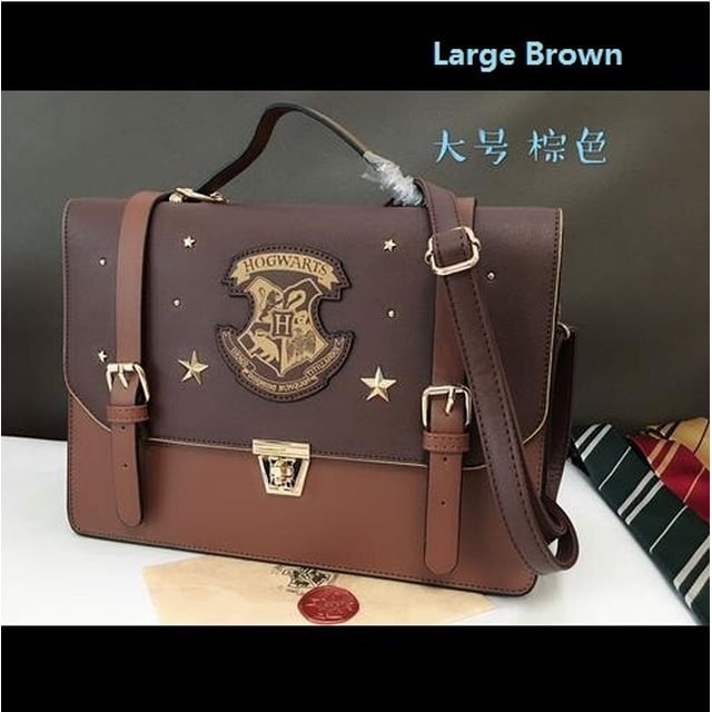 Harryy Potter Hogwarrts brujería Wizardry School JK bolso de hombro de cuero sintético de gran capacidad para mujer, bolsos de disfraces