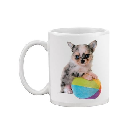 

Chihuahua On A Toy Ball. Mug - Image by Shutterstock