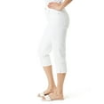 thumbnail image 3 of Gloria Vanderbilt Women's High Rise Amanda Capri, 21" Inseam, 3 of 3